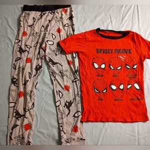 Spiderman pajamas size 10